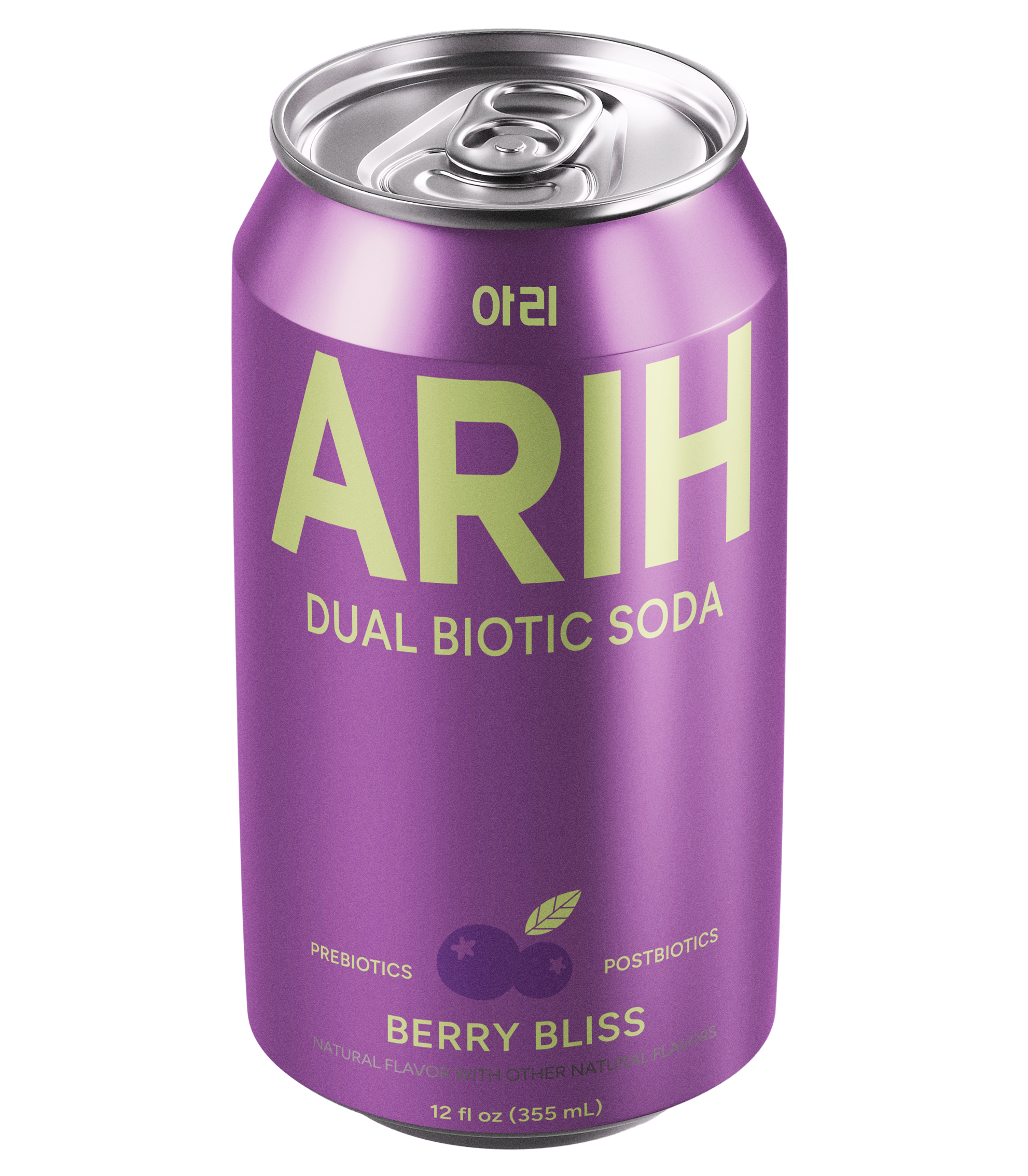 ARIH DUAL BIOTIC SODA グレープフルーツ風味 24本 ARIH Berry Bliss Dual Biotic Soda – ARIH US
