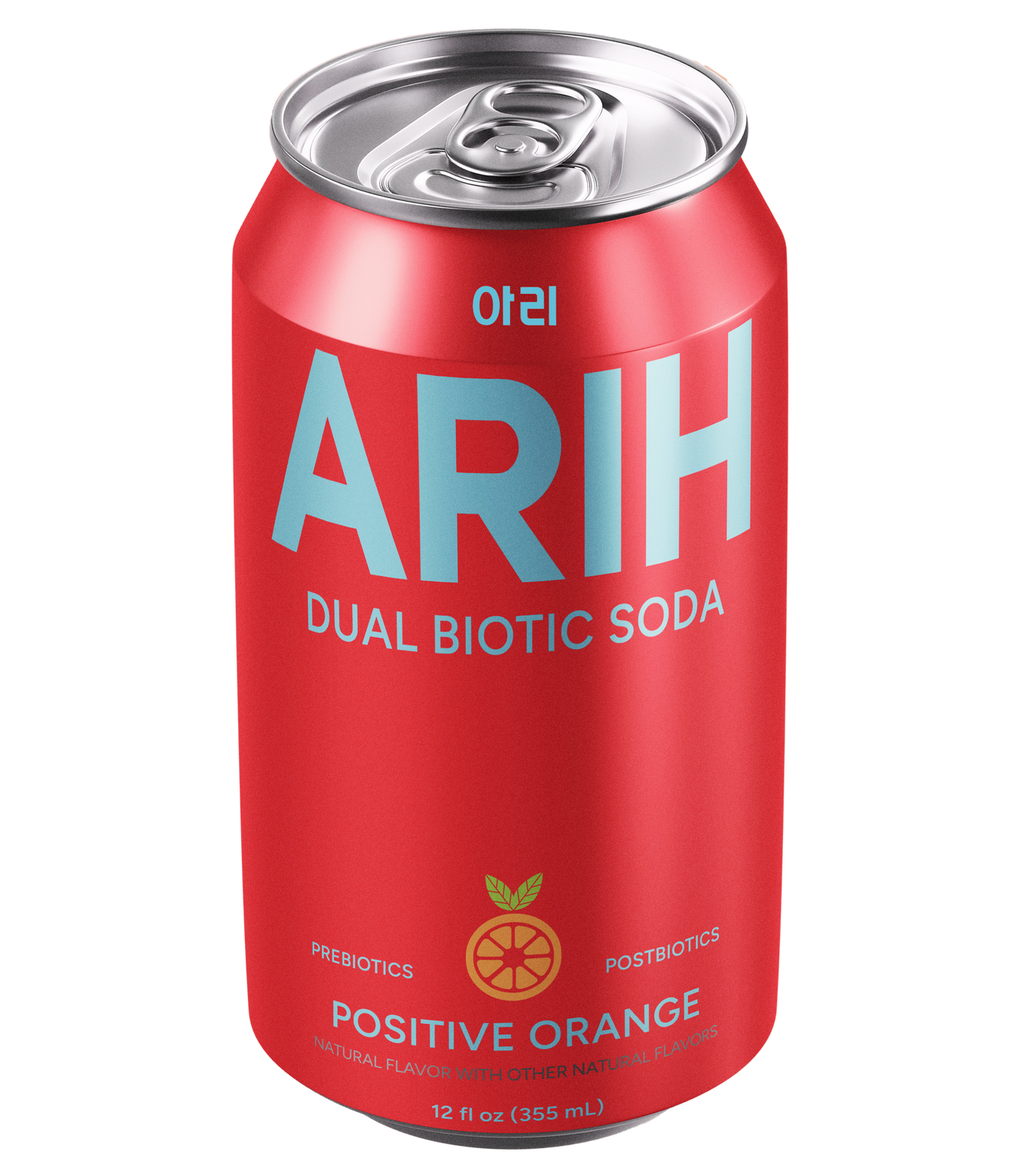 Positive Orange Dual Biotic Soda