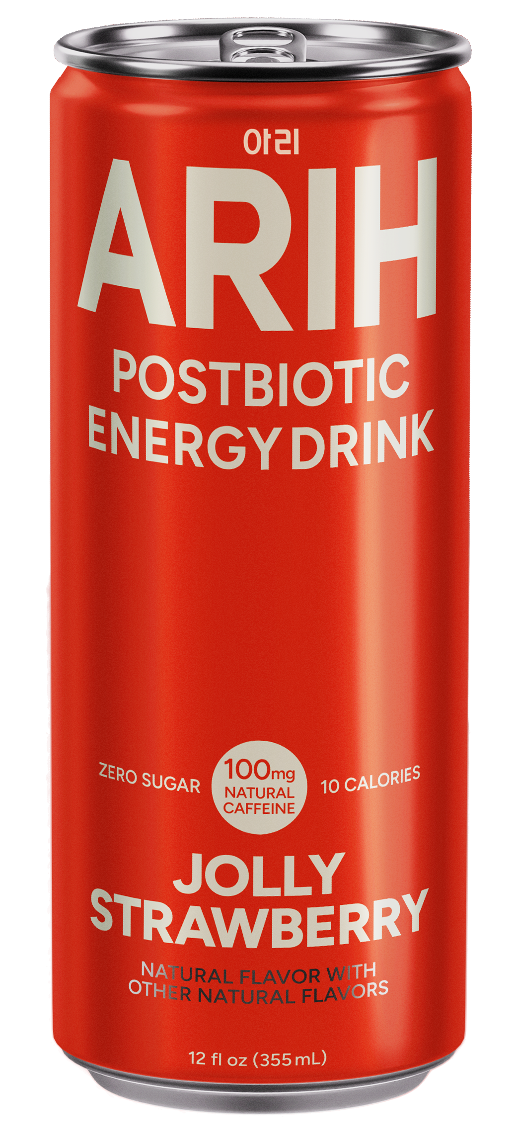 Jolly Strawberry Postbiotic Energy Drink