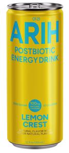 Lemon Crest Postbiotic Energy Drink