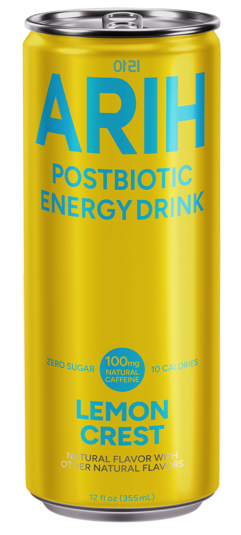 ARIH Lemon Crest Postbiotic Energy Drink – ARIH US