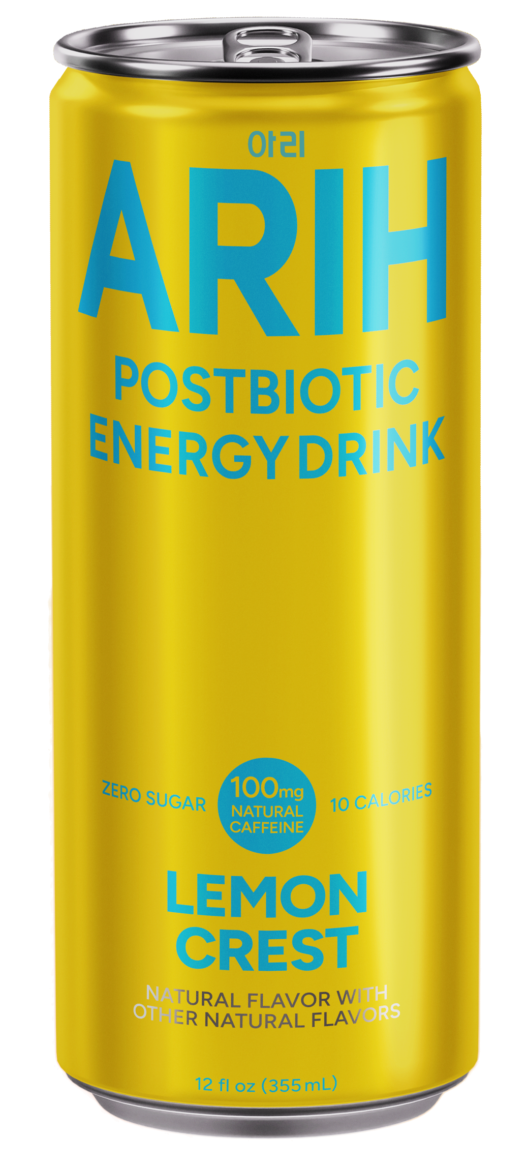 Lemon Crest Postbiotic Energy Drink