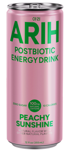 Peachy Sunshine Postbiotic Energy Drink