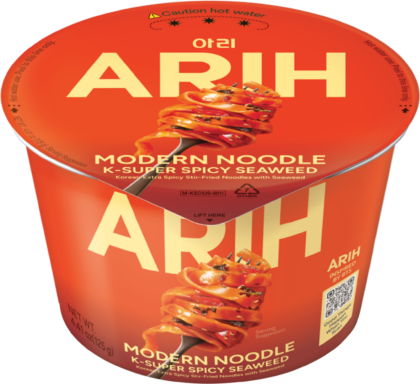 K-Super Spicy Seaweed Modern Noodle Bowl
