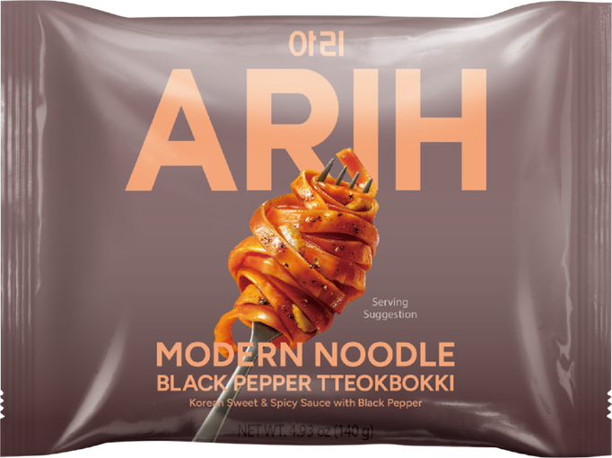 ARIH Black Pepper Tteokbokki Modern Noodles 4 Pack – ARIH US